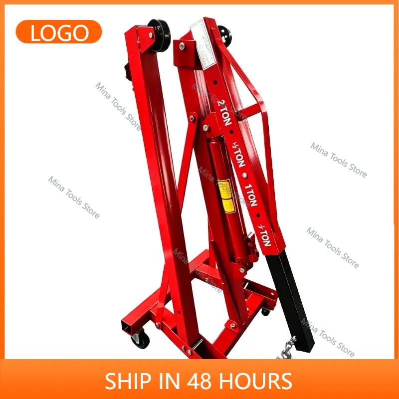 Car Lift - Grúa hidráulica plegable de 2 toneladas