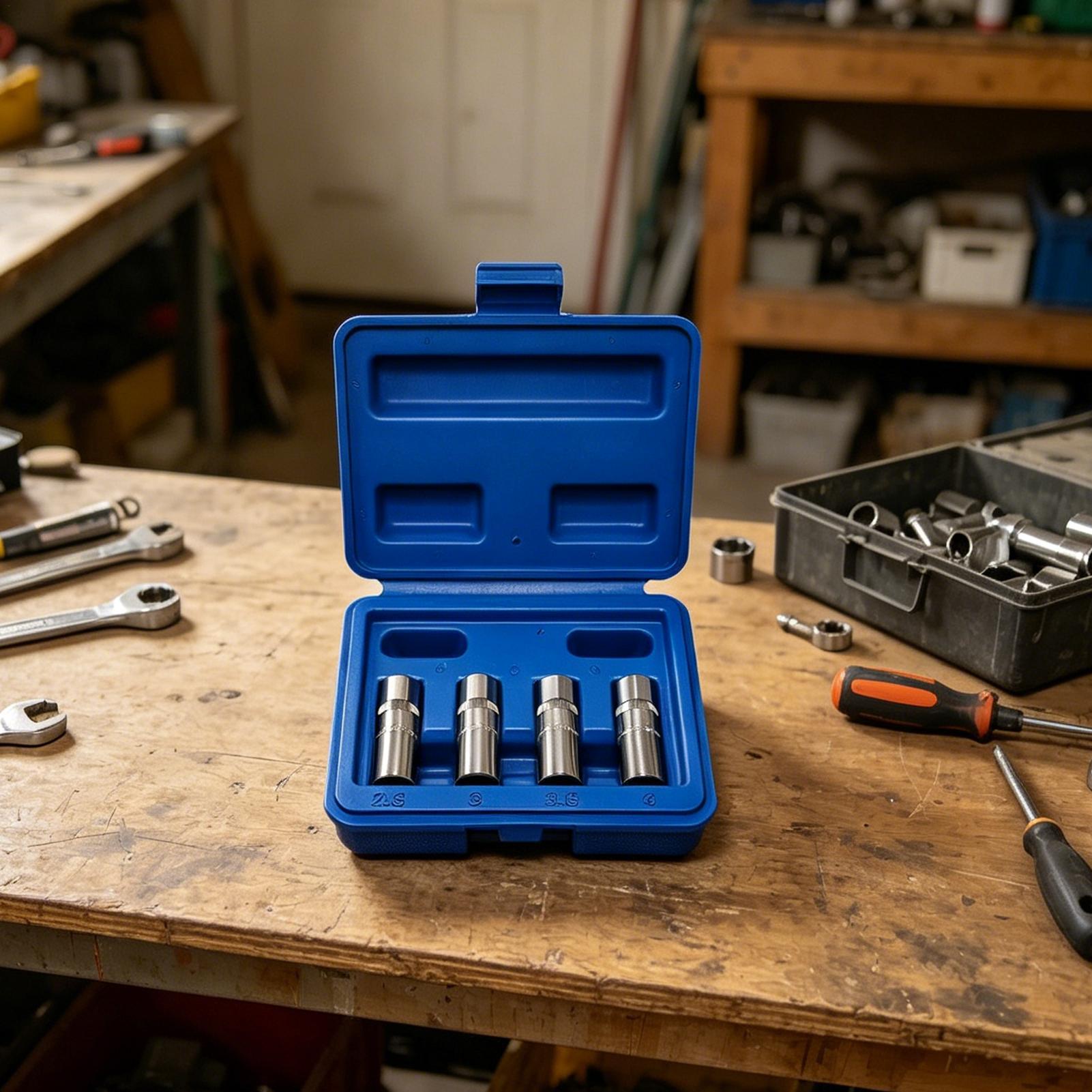 Juego de extractores de 4 piez - Socket Set reseña y precio